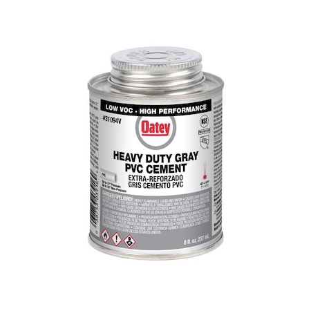 Gray Cement For PVC 8 Oz